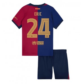 Barcelona Eric Garcia #24 Hemmakläder Barn 2024-25 Kortärmad (+ Korta byxor)